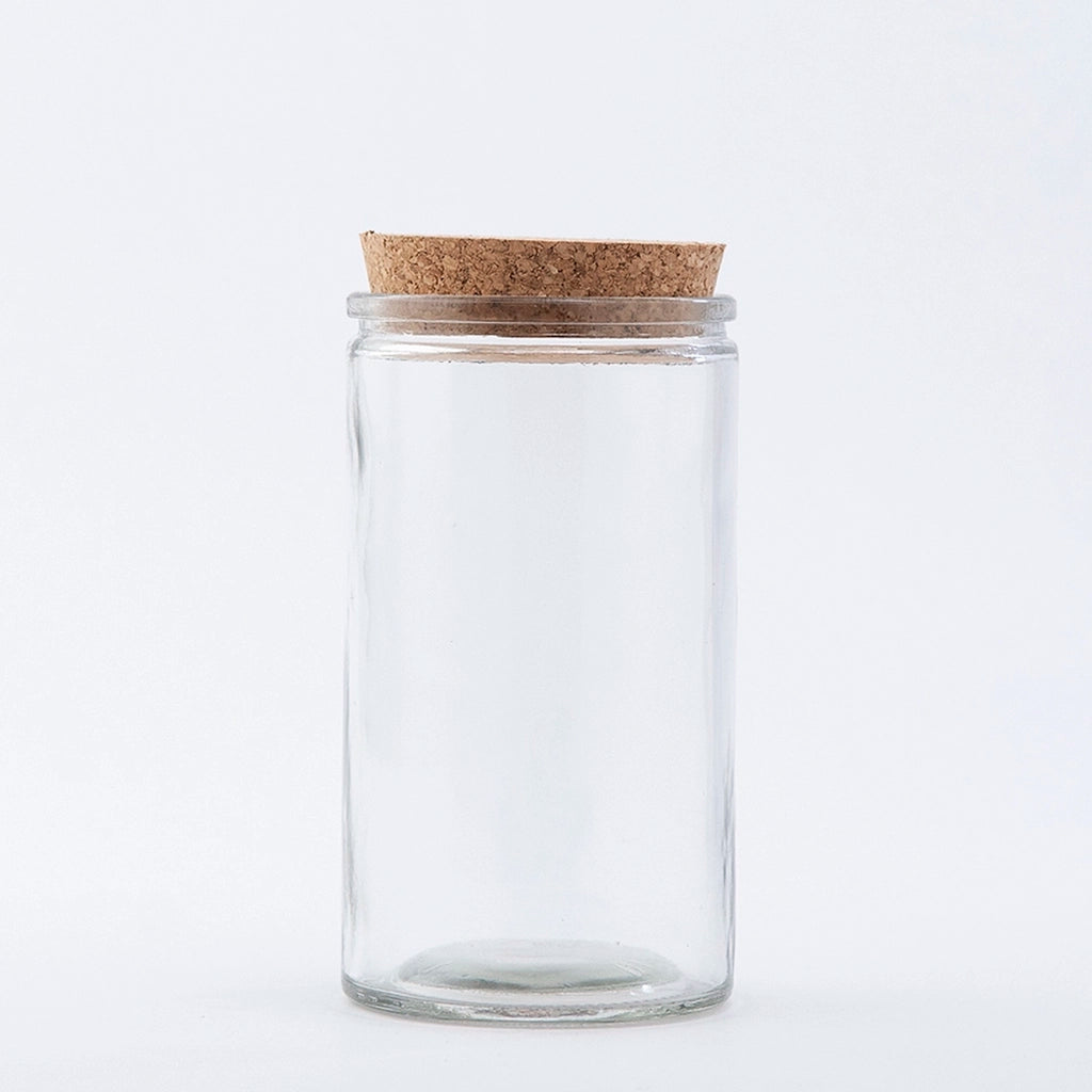 16 oz Glass Jar / Cork Top
