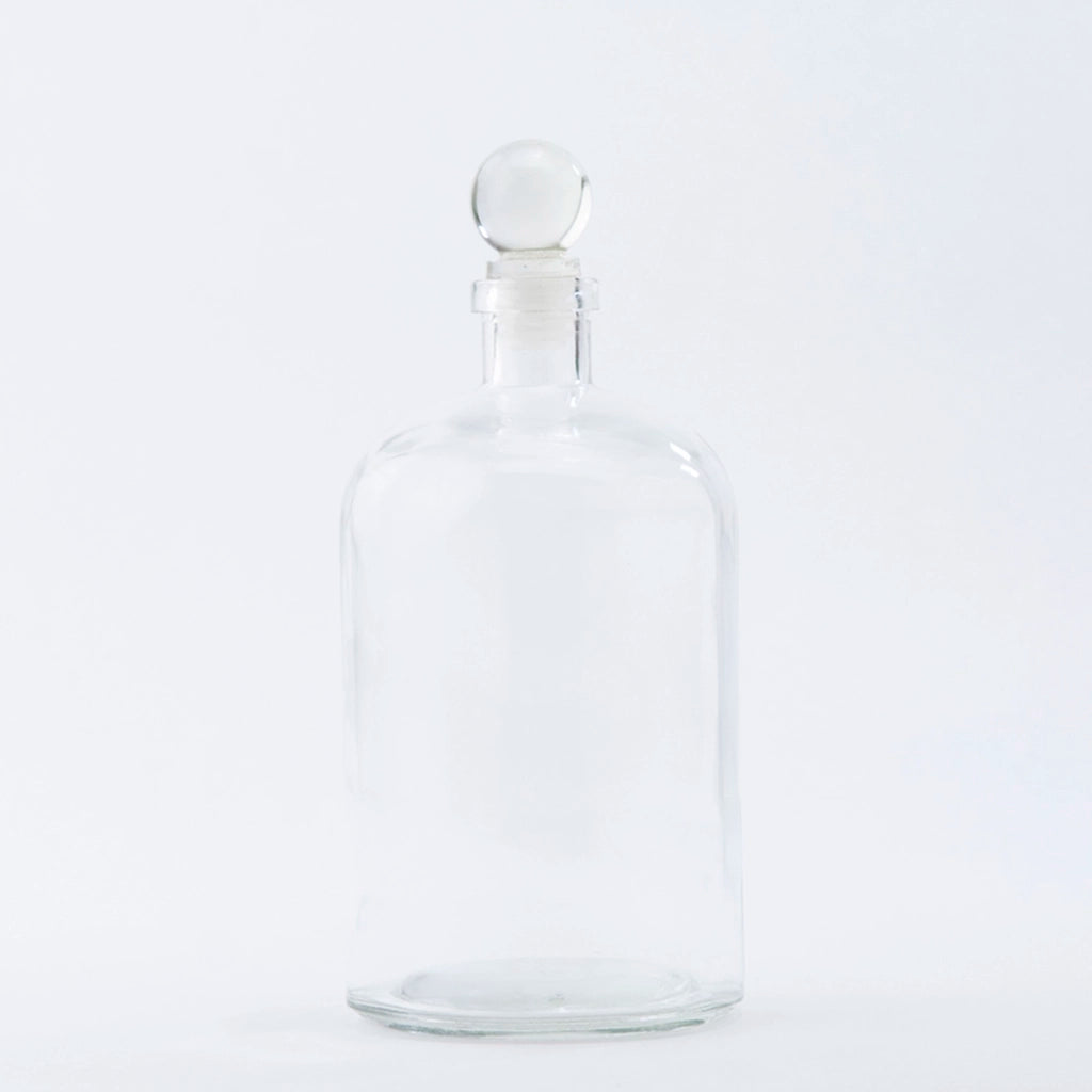 26 oz Apothecary Bottle / Glass Top