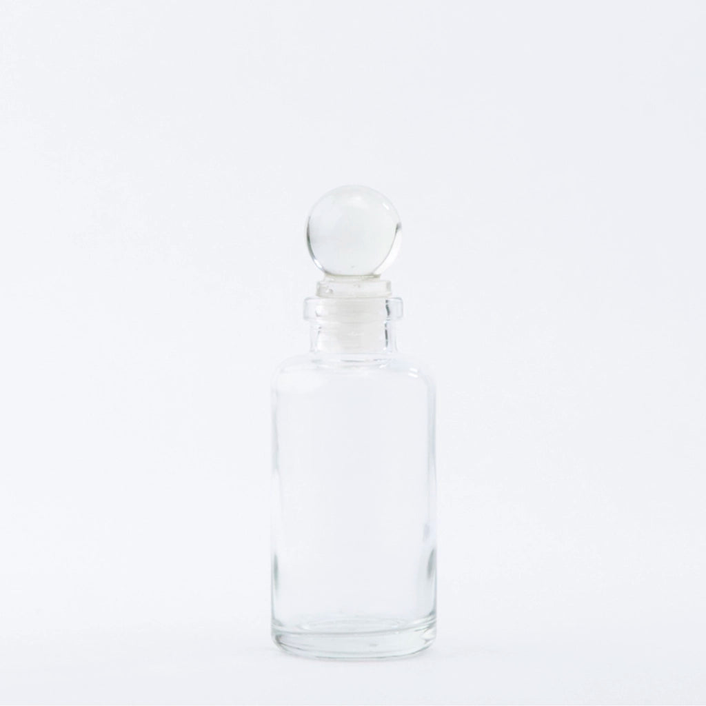 4 oz Apothecary Bottle / Glass Top