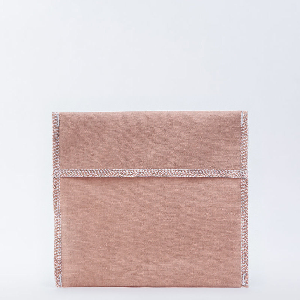 Linen Sandwich Bag - Rose